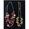 Image 1 : Lot of 2 Lovely Large Necklaces