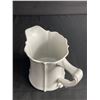 Image 2 : Pretty White Porcelain Baroness Pitcher Made In Germany. Approx. 6"H