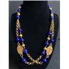 Image 1 : Duplaise France Gold Lapis Necklace