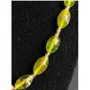 Image 2 : Antique Lime Green Murano Glass Bead Necklace