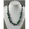 Image 2 : Lovely Genuine Stone & Silver Necklace