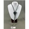 Image 1 : Exquisite Vintage Sterling & Labradorite Boho tie