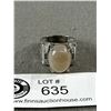 Image 2 : Quality Genuine Stone Rose Quartz Ring Silver Exquisite Setting