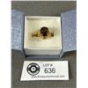 Image 1 : Vintage Gold Topaz Ring Marked GB