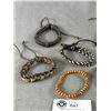 Image 2 : Leather Adjustable Bracelets & Turquoise Excellent Condition