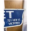 Image 4 : Custom Made, Hand Painted Wood Sign.Chevrolet Metropolitan Motors NO SHIPPING. Approx. 42.5" x 11.5"