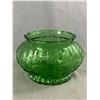 Image 8 : Nice Lot Of Emeral Green & Olive Green Glass Décor - Vase, Plates, Cups, Bowl & More NO SHIPPING