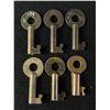 Image 2 : Vintage R.M. Co. Keys, Marked C.P.R.& C.N.R. Plus Pair Of Ornate Scissors