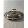 Image 2 : Vintage Silver Plated Cutlery & Serving Pieces w/ 13" x 10" Lidded Serving Platter