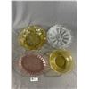 Image 1 : Vintage Glass Lot - Madrid Bowl, Jeannette Floral Platter, Federal Glass & More
