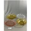 Image 2 : Vintage Glass Lot - Madrid Bowl, Jeannette Floral Platter, Federal Glass & More