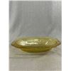 Image 2 : Vintage Madrid Glass Lot - Saucer, Bowl & 11.5"L x 8.25" W Plate