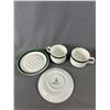 Image 8 : Royal Doulton Air Canada Cups/Saucers, English Rose Oval Platter w/Lid & 1972 Hummel Mother's Day Pl