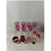 Image 2 : Nice Selection Of Vintage Glass - Crystal, Ruby, Stemware & More. NO SHIPPING