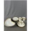 Image 2 : Vintage Lot - 3 Tea Cups/Saucers Limoges France, Somerset Foley Bone China Cream/Sugar Bowls & More