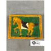 Image 2 : Vintage Horse Tile Art Approx. 6" x 4.5" x .5"  & Ornate Design Metal Trinket Box