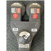 Image 2 : Vintage Duncan Industries Double Parking Meter. NO SHIPPING. Approx.26" x 15"