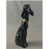 Image 8 : 3 Vintage Ceramic Dog Figurines, Dalmation 7" h, Bulldog 4" h, Black Dog (As Found) 6" h