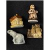 Image 2 : Vintage Selection of Red Rose Wade Figurines