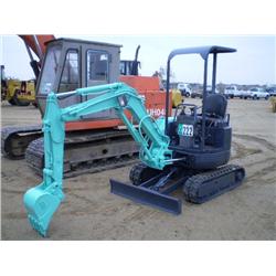 KOBELCO SK15SR HYDRAULIC MINI EXCAVATOR, s/n PUO6530