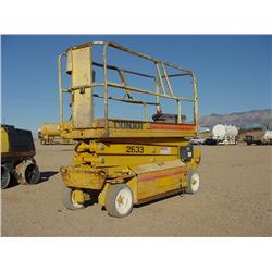 CONDOR 2633 ELECTRIC SCISSOR LIFT, s/n X93596369