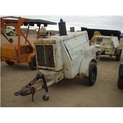 GARDNER DENVER SP150DG PORTABLE AIR COMPRESSOR, s/n 581333