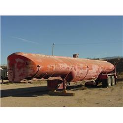T/A TANK TRAILER, s/n TO12323