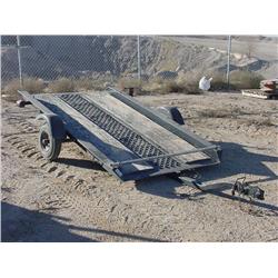 SHOWCO SM534 12 ft S/A TILT TOP TRAILER, s/n 000269