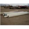 Image 3 : (1) LOT OF 80ft. OF 12in., 100ft. OF 8in. & 20ft. OF 6in. C.900X200 PVC PIPE w/CLAMPS, CONNECTIONS, 