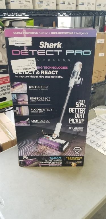 Shark Cordless Detect Pro: Auto-Empty Stick Vacuum Shark Cordless Detect Pro: Auto-Empty Stick Vacuum