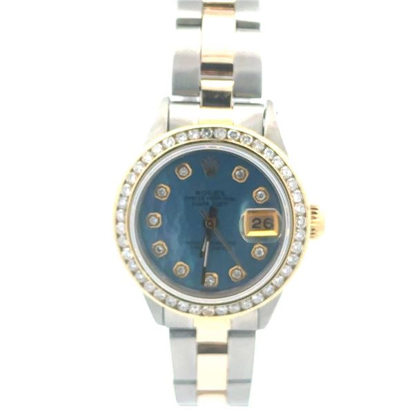 Rolex Yellow Gold and Stainless Steel Datejust Wristwatch