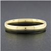 Image 2 : NEW Mens Classic 14K Yellow Gold 4mm Plain Dome Polished Wedding Band Ring