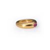 Image 2 : Vintage 18K Gold & Amethyst Ring by Chaumet