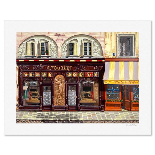 Homage to Mucha (Sidewalks of Paris) by Kondakova Liudmila