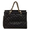 Image 1 : Chanel Black Caviar Quilted Leather Vintage GST
