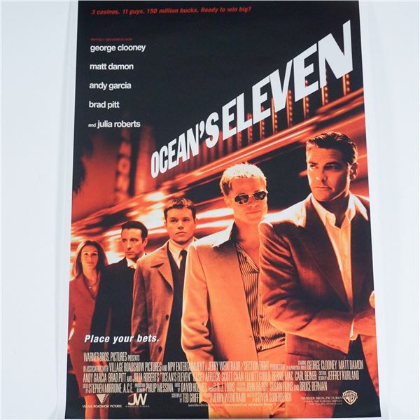 Warner Bros. Poster, Ocean's Eleven Movie Promotional