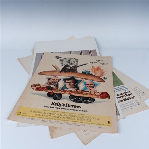 5pc Vintage Movie Theater Posters, 1969-70