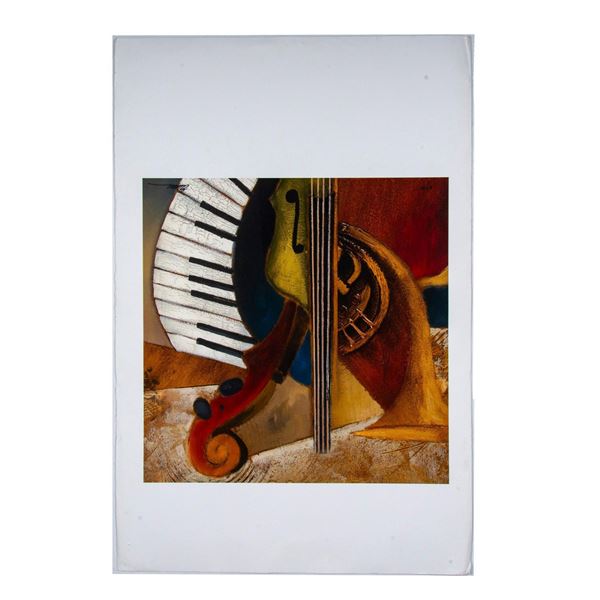 Emanuel Mattini (Persian, b. 1966) Musical Print on Paper