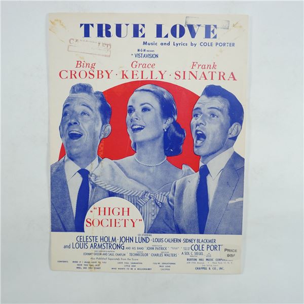 Vintage Sheet Music, True Love by Cole Porter