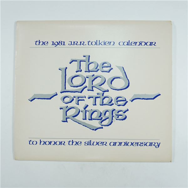 1981 J.R.R. Tolkien Silver Anniversary Calendar