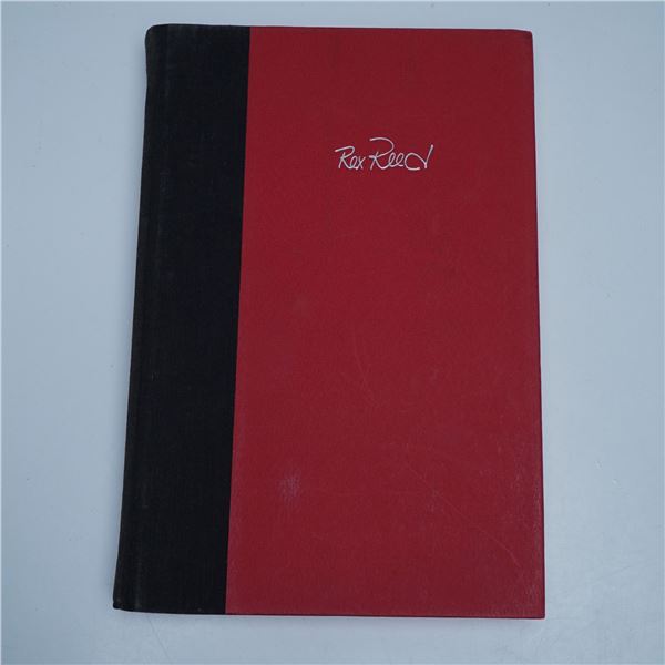 Rex Reed Valentines & Vitriol First Edition Hardcover Book