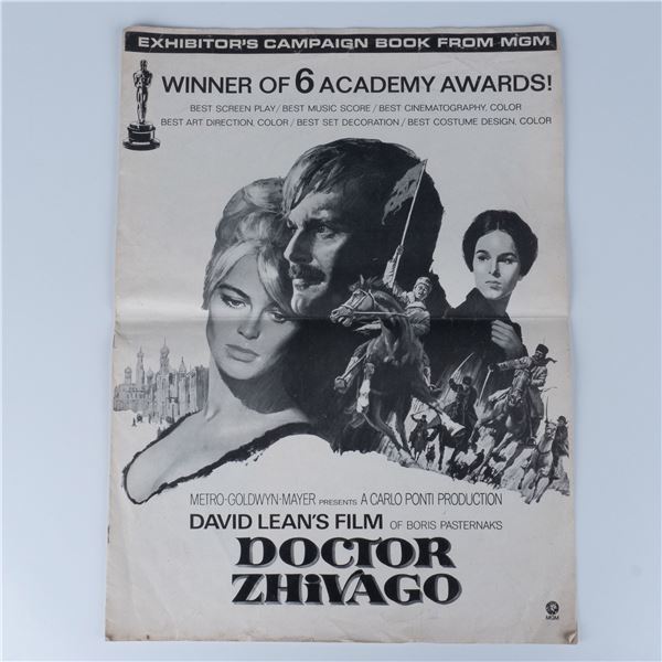 Doctor Zhivago MGM Exhibitors Campaign Book