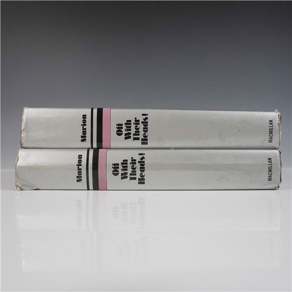 2 Frances Marion Hardcover Books, Off With Their Heads