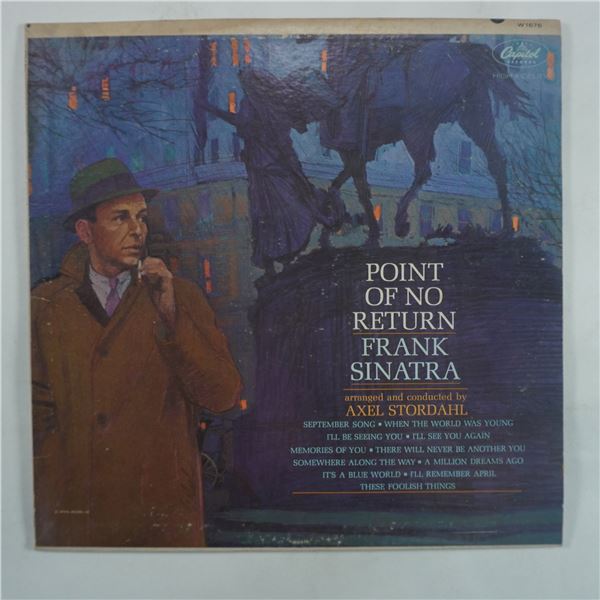 Frank Sinatra Point of No Return Vinyl Record