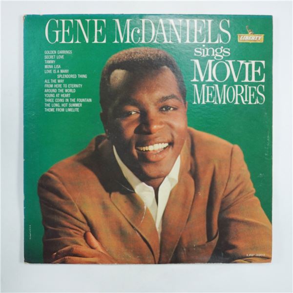 Gene McDaniels, Movie Memories Vinyl Record