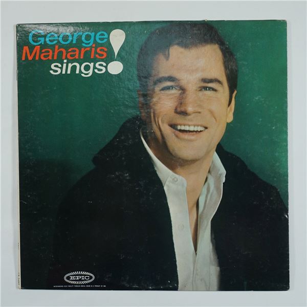 George Maharis Sings Vinyl LP, Pop Vocal, 1962
