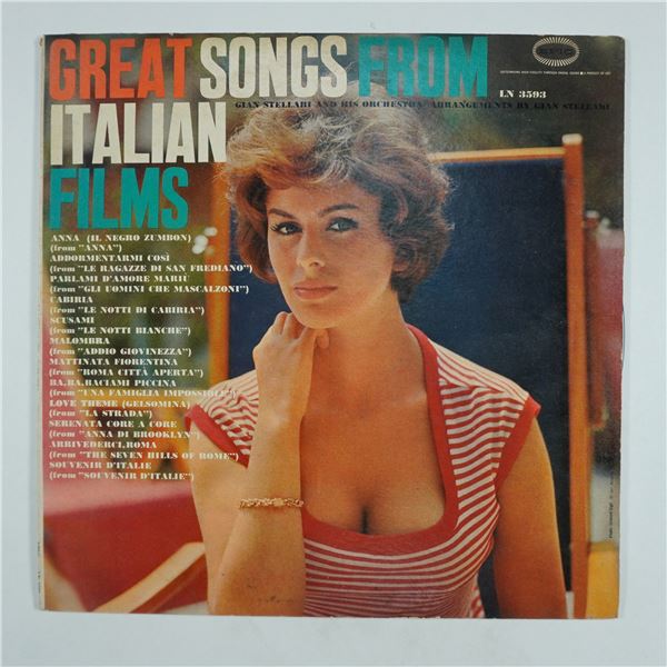 Gian Stellari & Orchestra â€“ Great Songs from Great Italian Films Vinyl LP