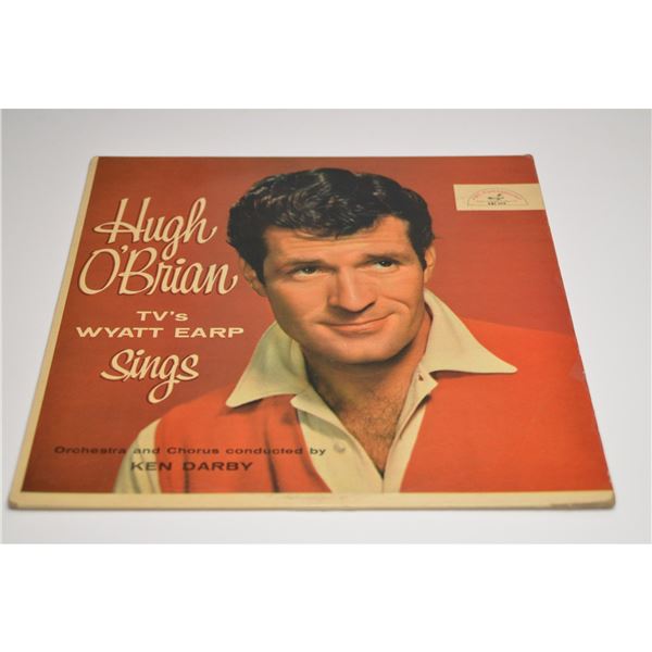 Hugh O Brian TVs Wyatt Earp Sings, Vinyl LP, Country & Western