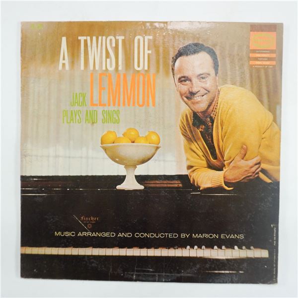 Jack Lemmon A Twist of Lemmon Vinyl LP, Epic Records LN 3491