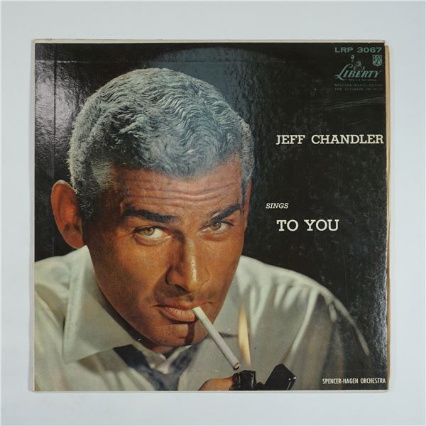Jeff Chandler Vinyl Record, Sings to You LP